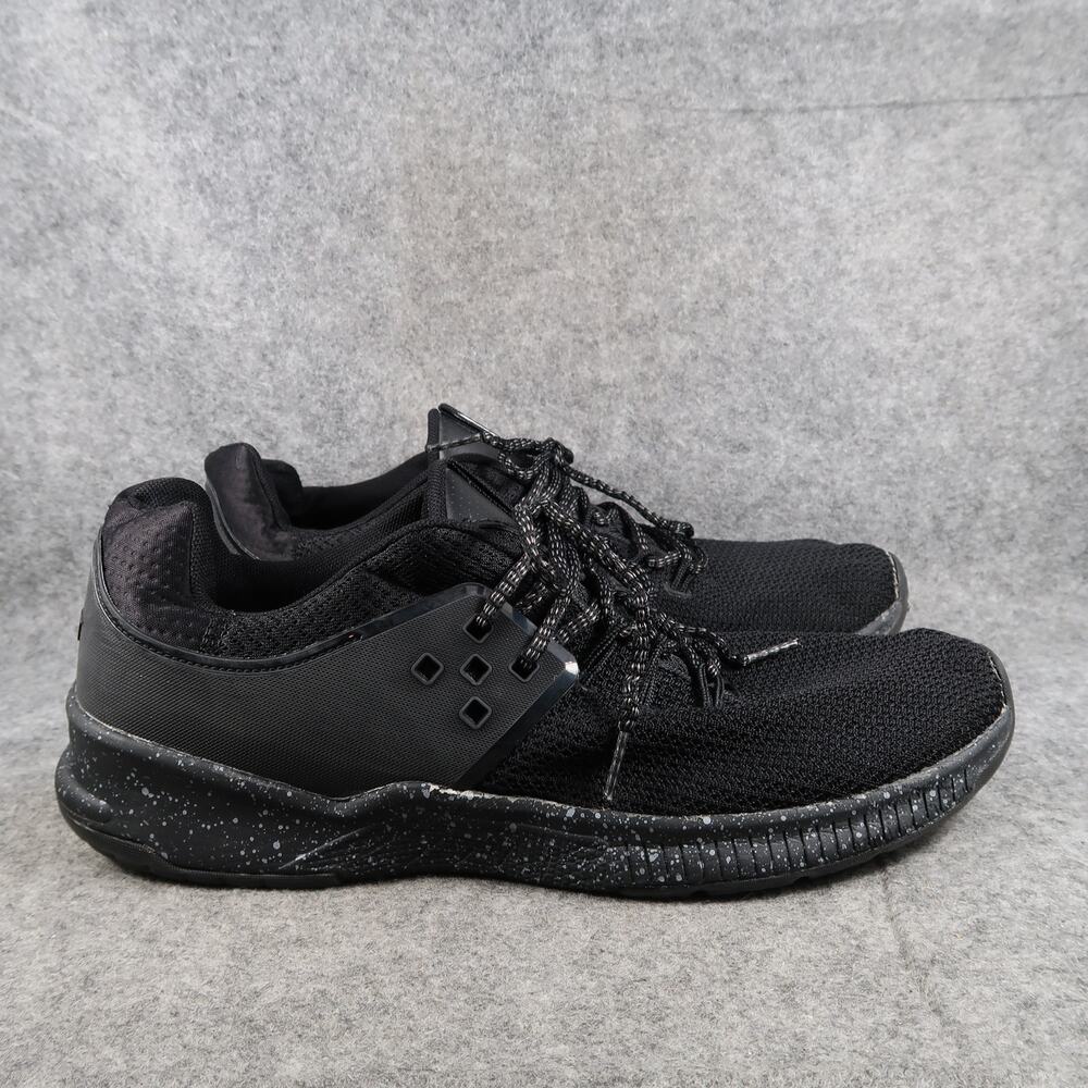 Avia Shoes Mens 12 Athletic Trainers Casual Sneakers Black Lace Up Active Sport